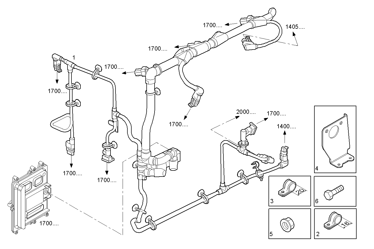 Iveco/FPT ENGINE CABLE