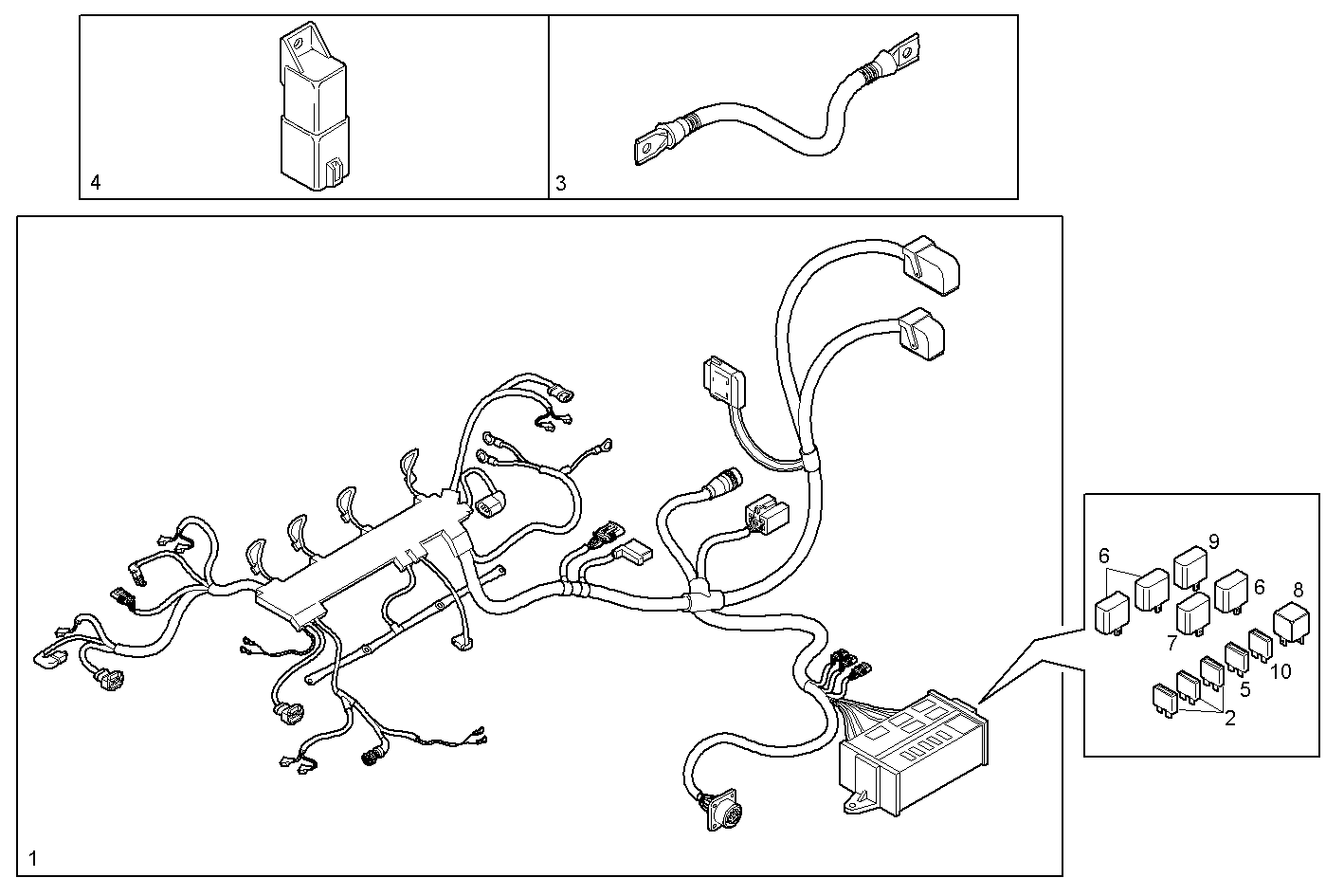 Iveco/FPT ENGINE CABLE