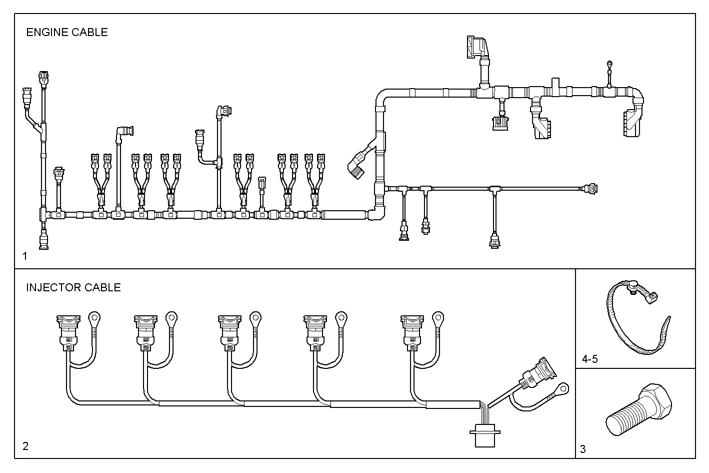 Iveco/FPT ENGINE CABLE