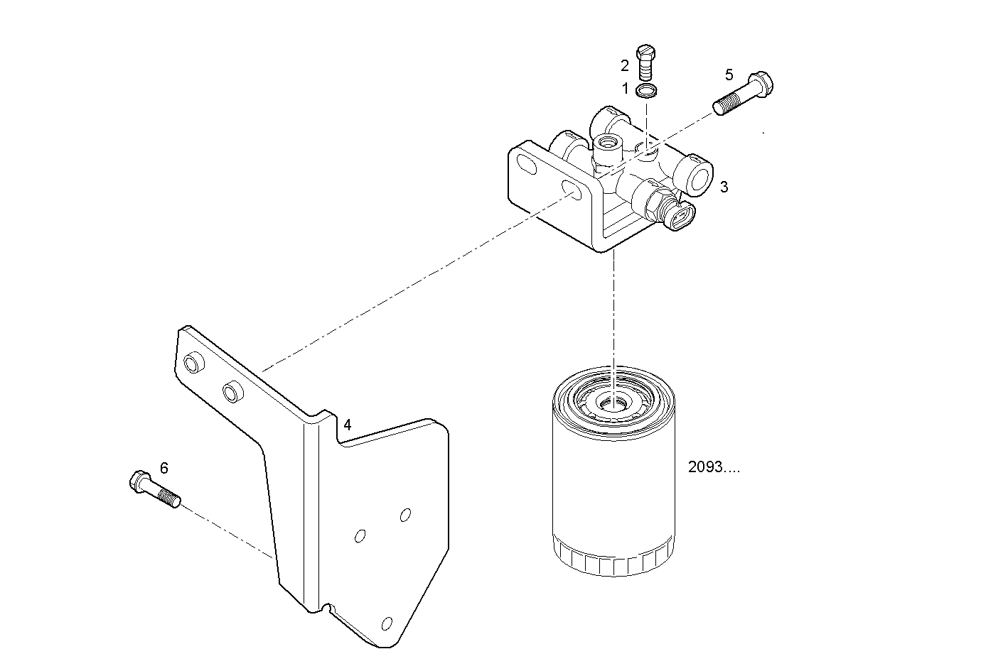 Iveco/FPT FUEL FILTER SUPPORT