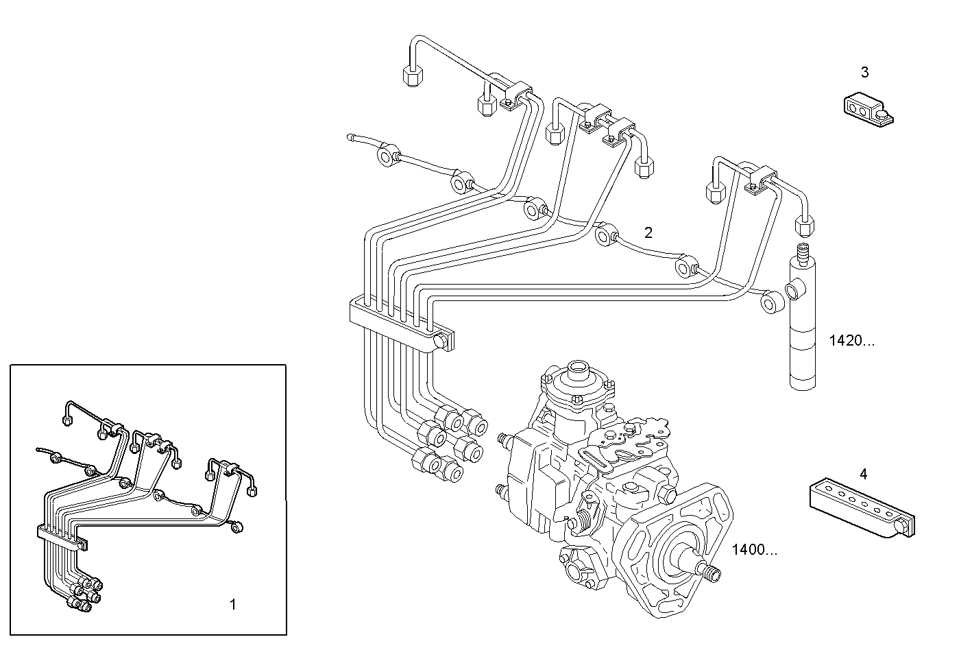 Iveco/FPT INJECTION PIPES