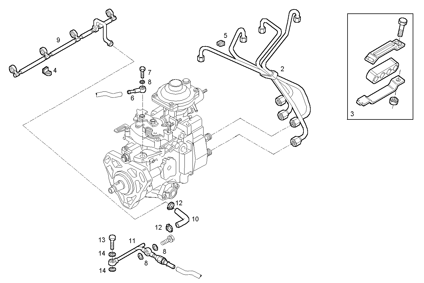 Iveco/FPT INJECTION PIPES