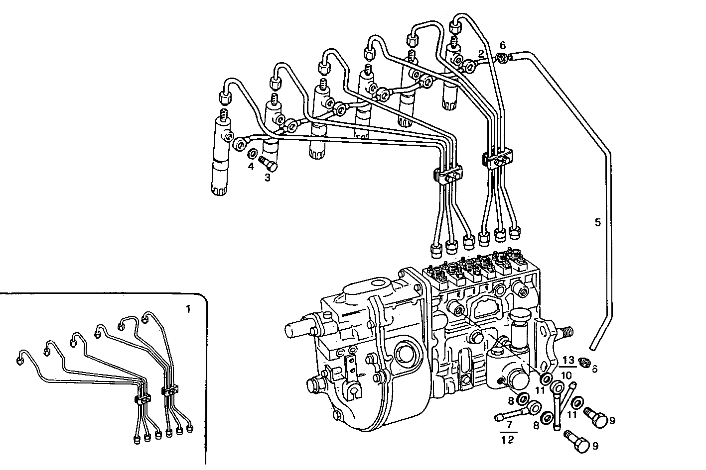 Iveco/FPT INJECTION PIPES