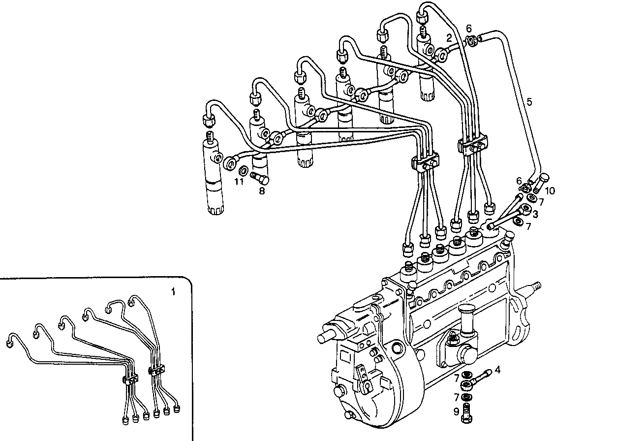 Iveco/FPT INJECTION PIPES