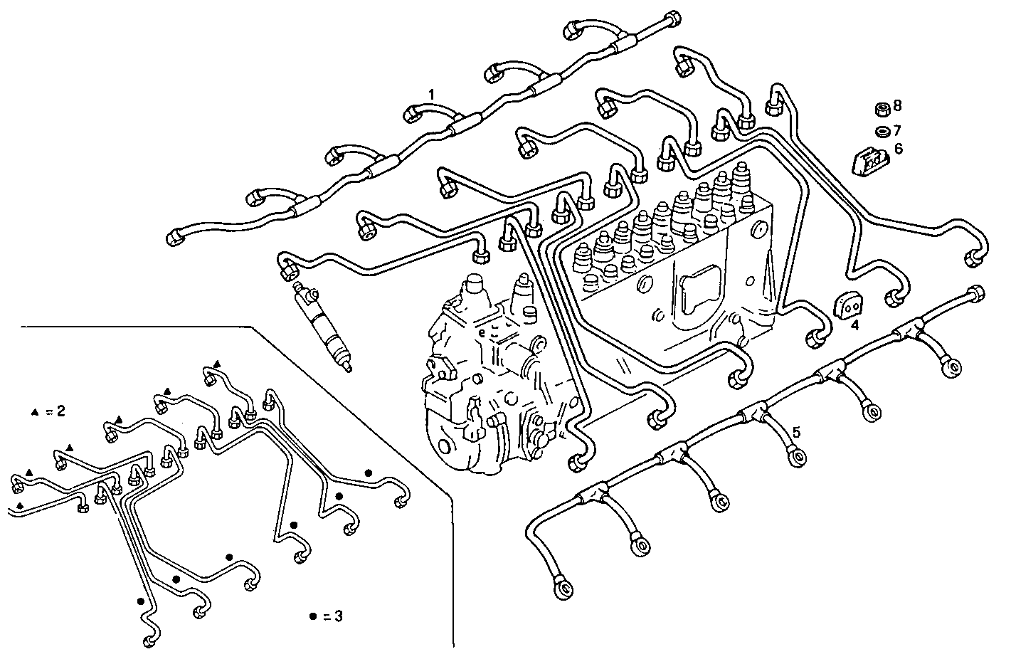 Iveco/FPT INJECTION PIPES