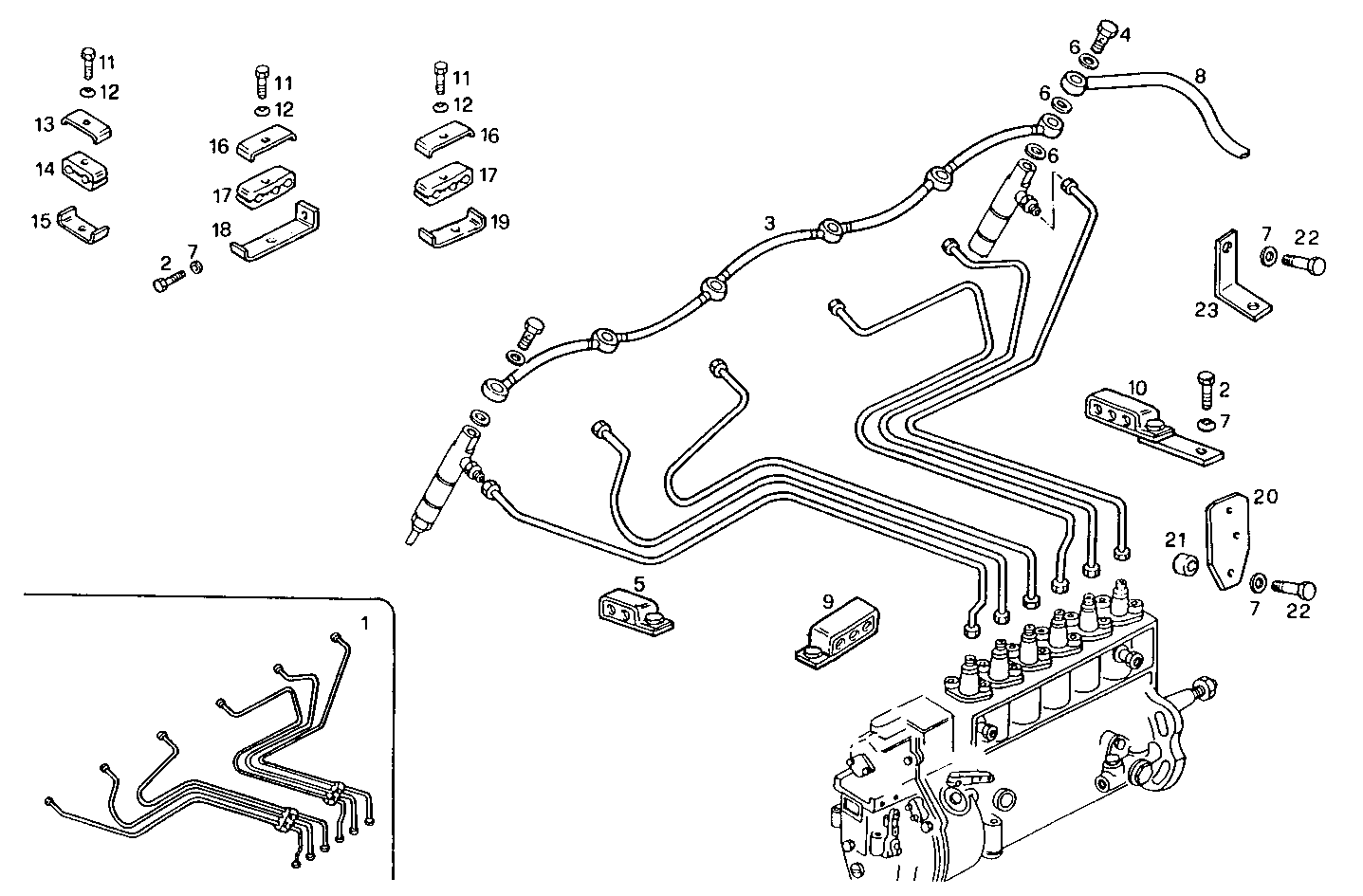 Iveco/FPT INJECTION PIPES