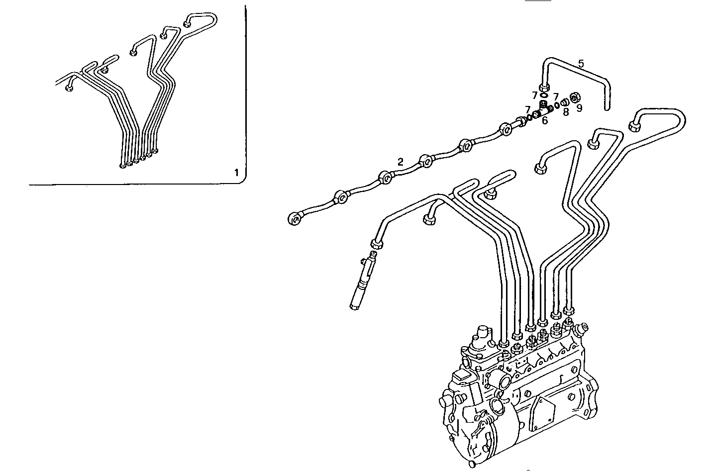 Iveco/FPT INJECTION PIPES