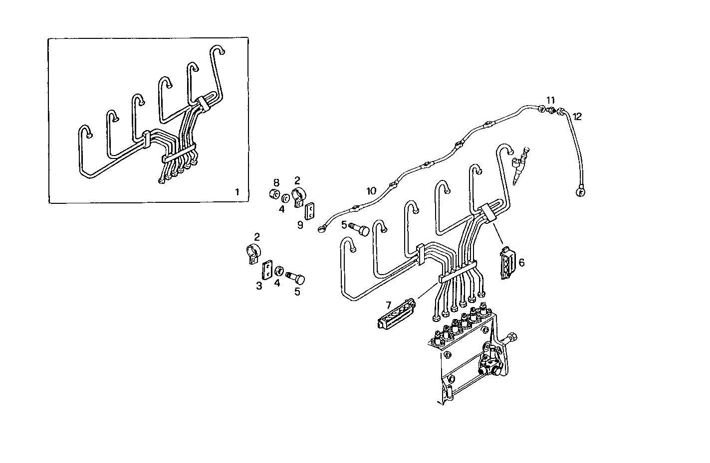 Iveco/FPT INJECTION PIPES