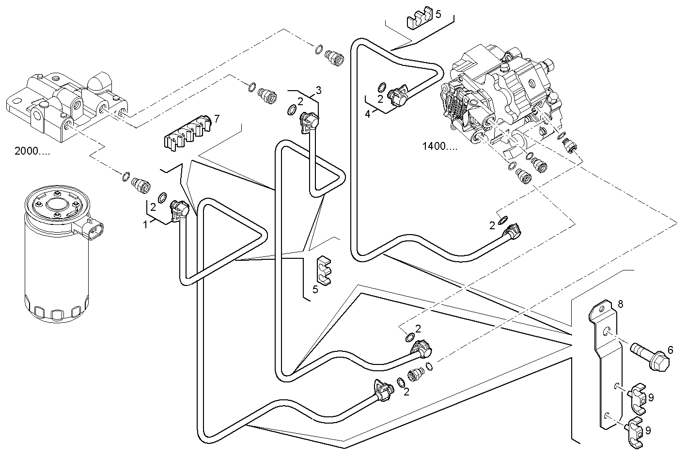 Iveco/FPT FUEL LINES