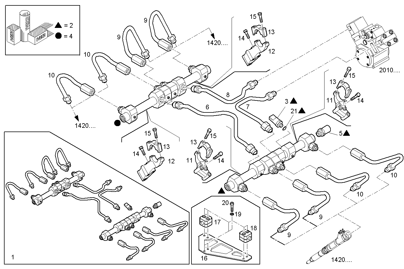 Iveco/FPT FUEL LINES