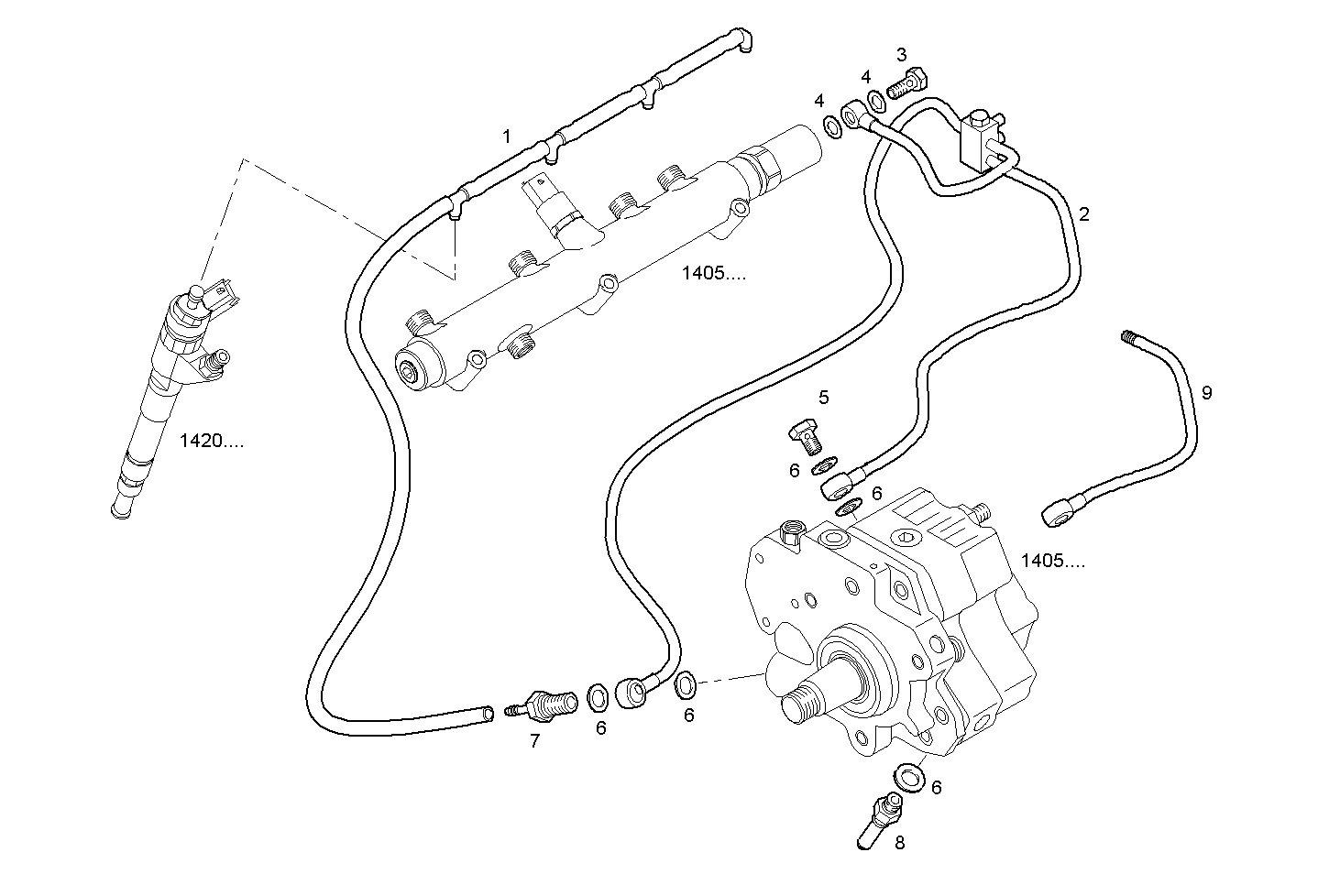 Iveco/FPT FUEL LINES