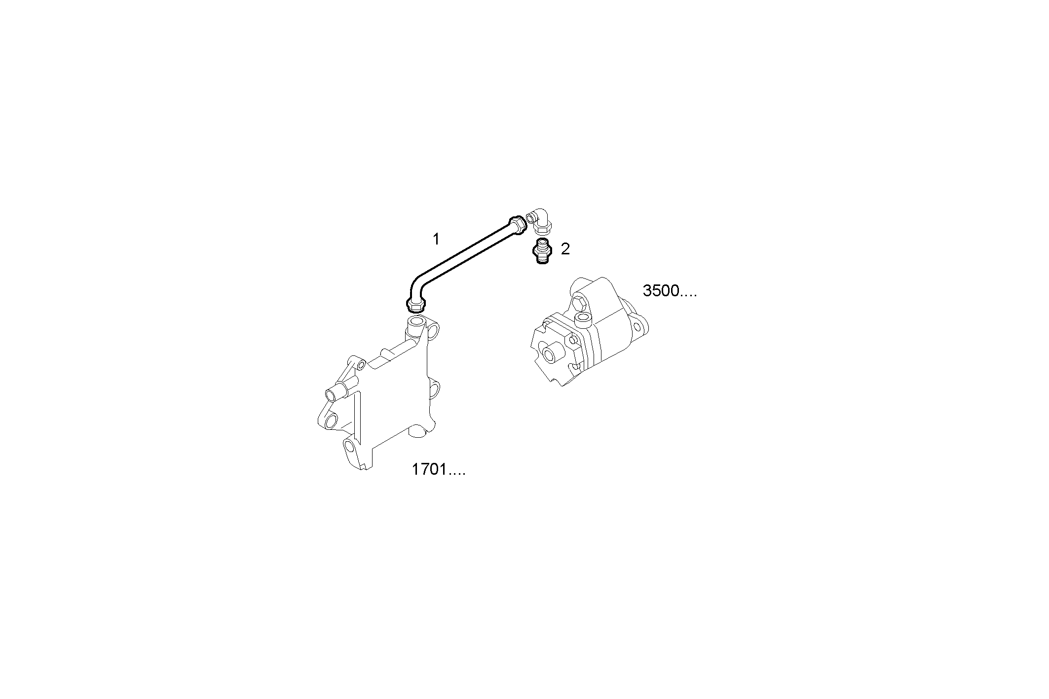 Iveco/FPT FUEL LINES - INLET TO FUEL PUMP