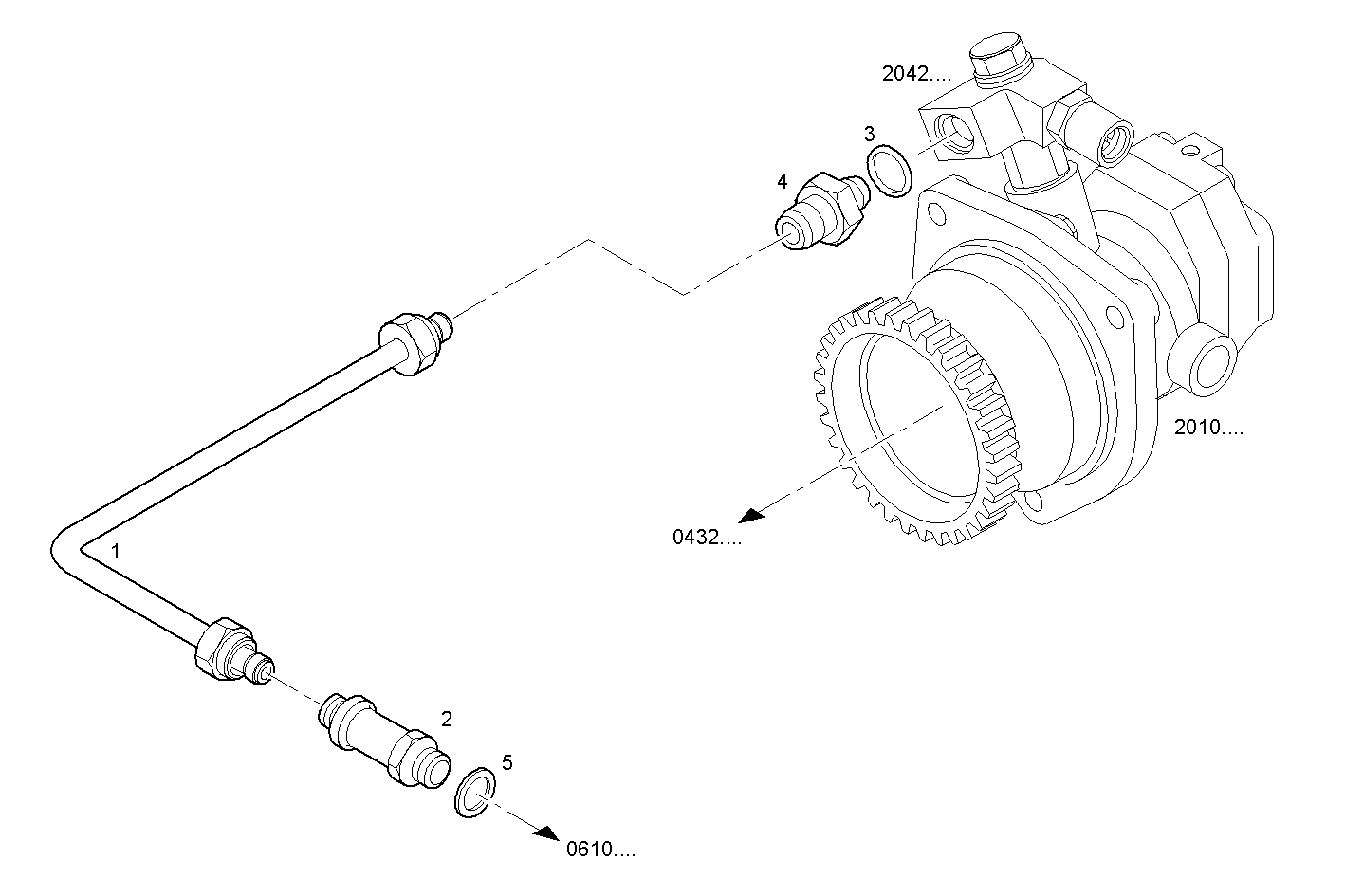 Iveco/FPT FUEL LINES - RETURN TO FUEL  PUMP