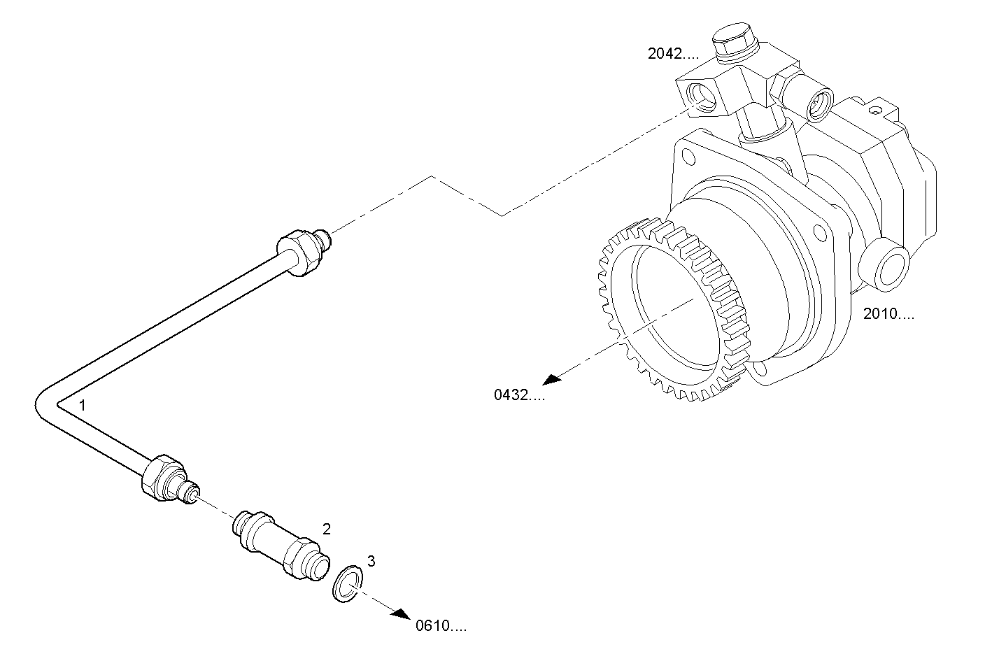 Iveco/FPT FUEL LINES - RETURN TO FUEL  PUMP