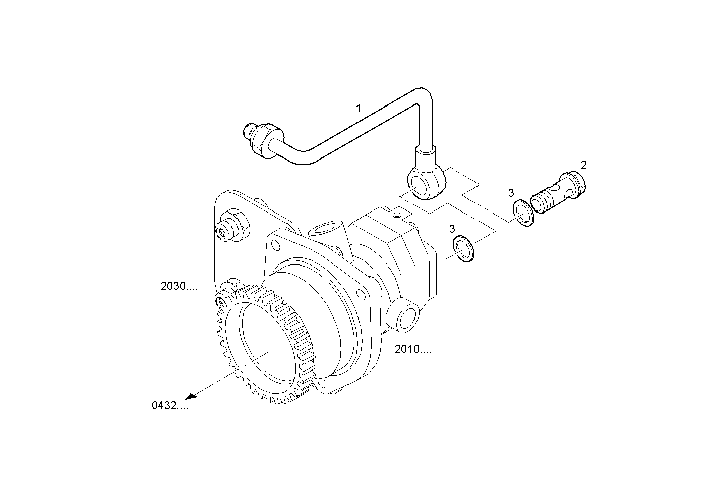 Iveco/FPT FUEL LINES - RETURN TO FUEL  PUMP