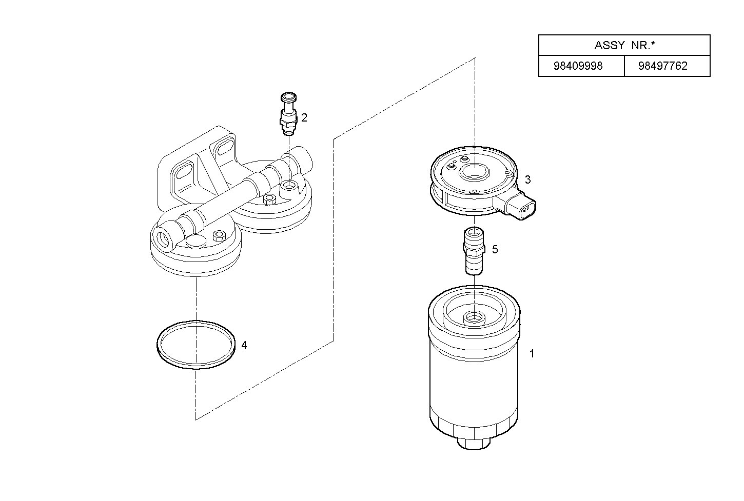 Iveco/FPT FUEL FILTER (COMPONENTS)