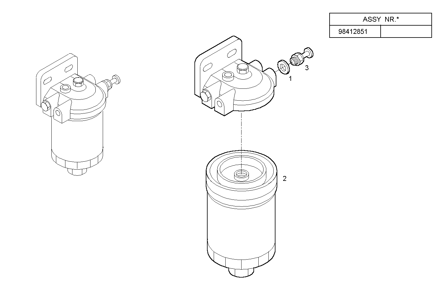 Iveco/FPT FUEL FILTER (COMPONENTS)