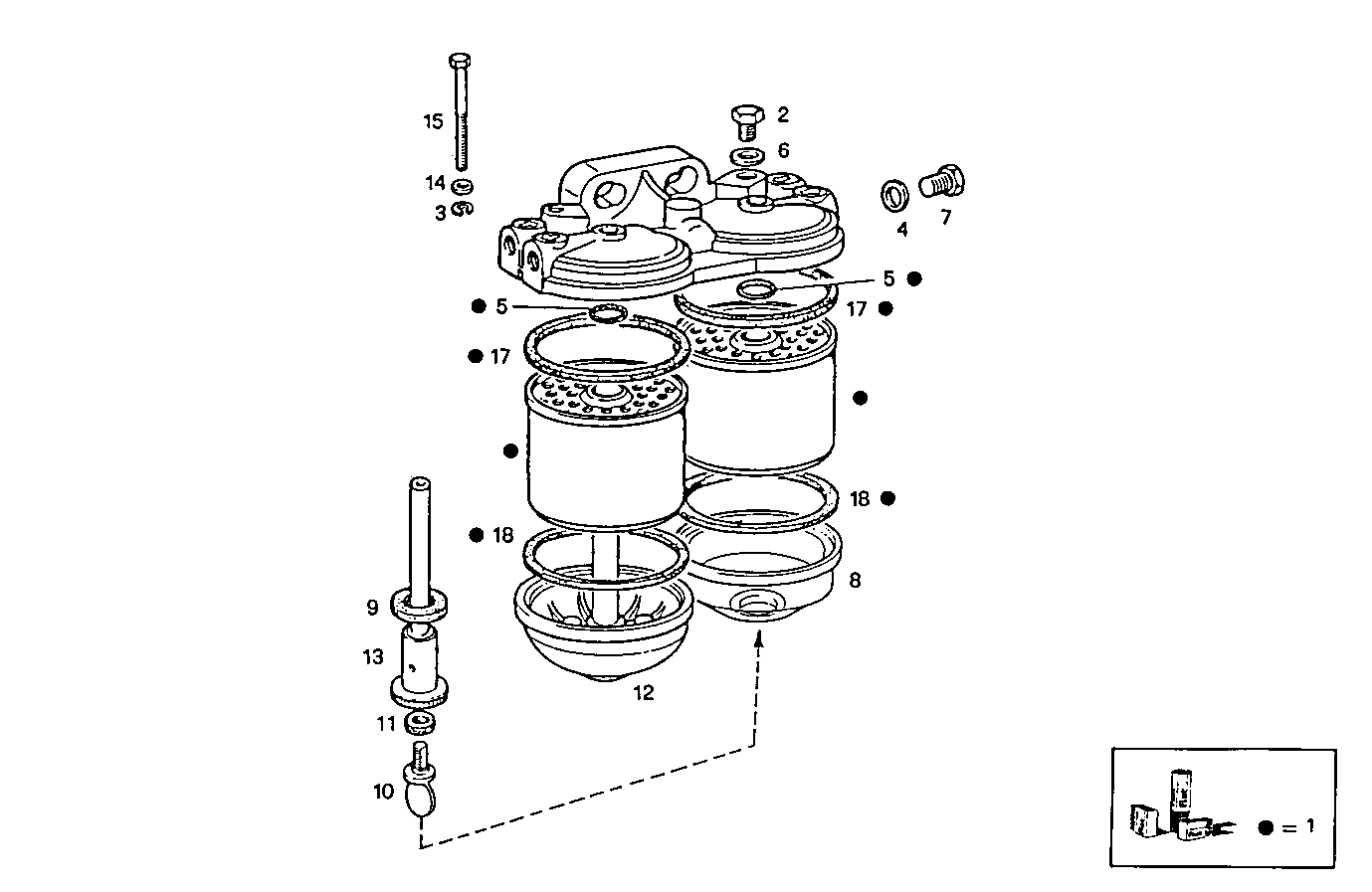 Iveco/FPT FUEL FILTER (COMPONENTS)