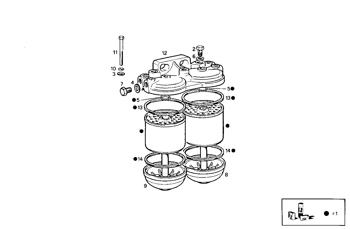 Iveco/FPT FUEL FILTER (COMPONENTS)