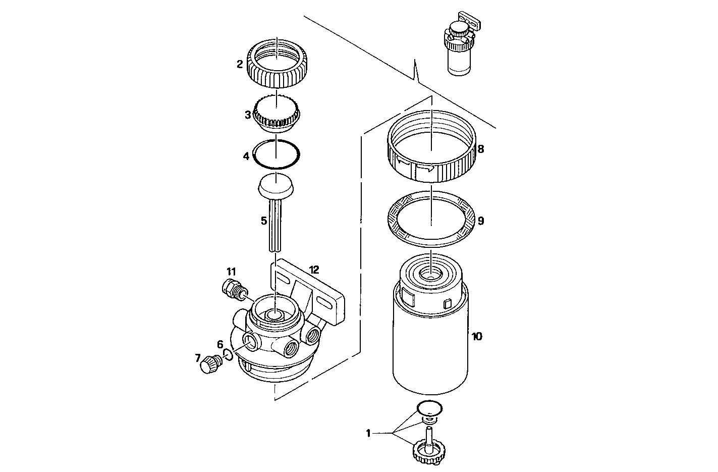 Iveco/FPT FUEL FILTER (COMPONENTS)