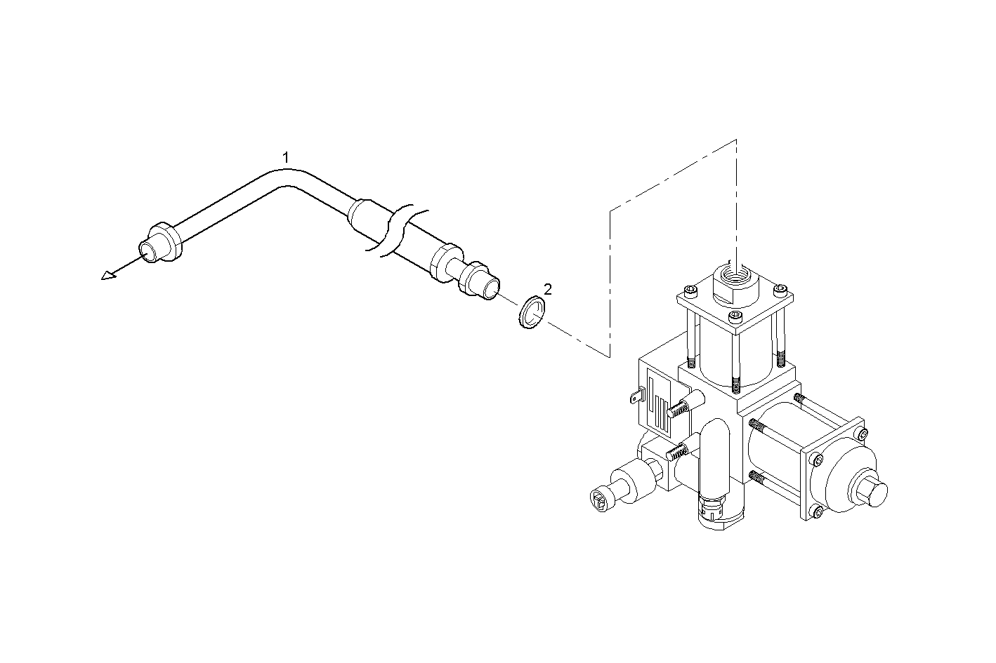 Iveco/FPT CNG PIPE ALIMENTATION