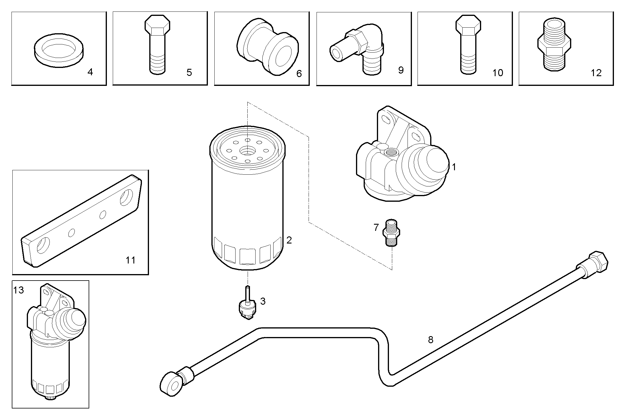 Iveco/FPT FUEL PREFILTER