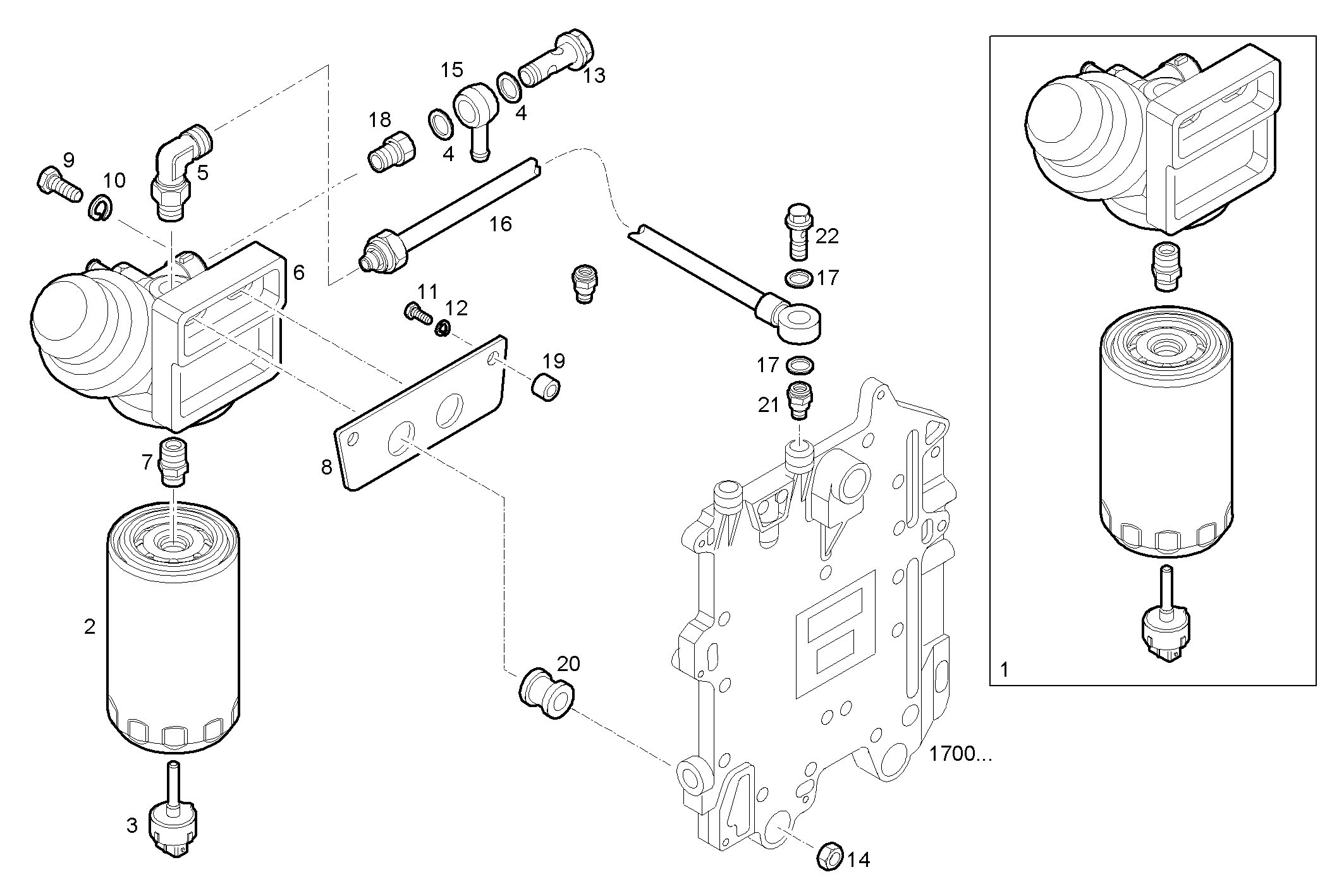 Iveco/FPT FUEL PREFILTER