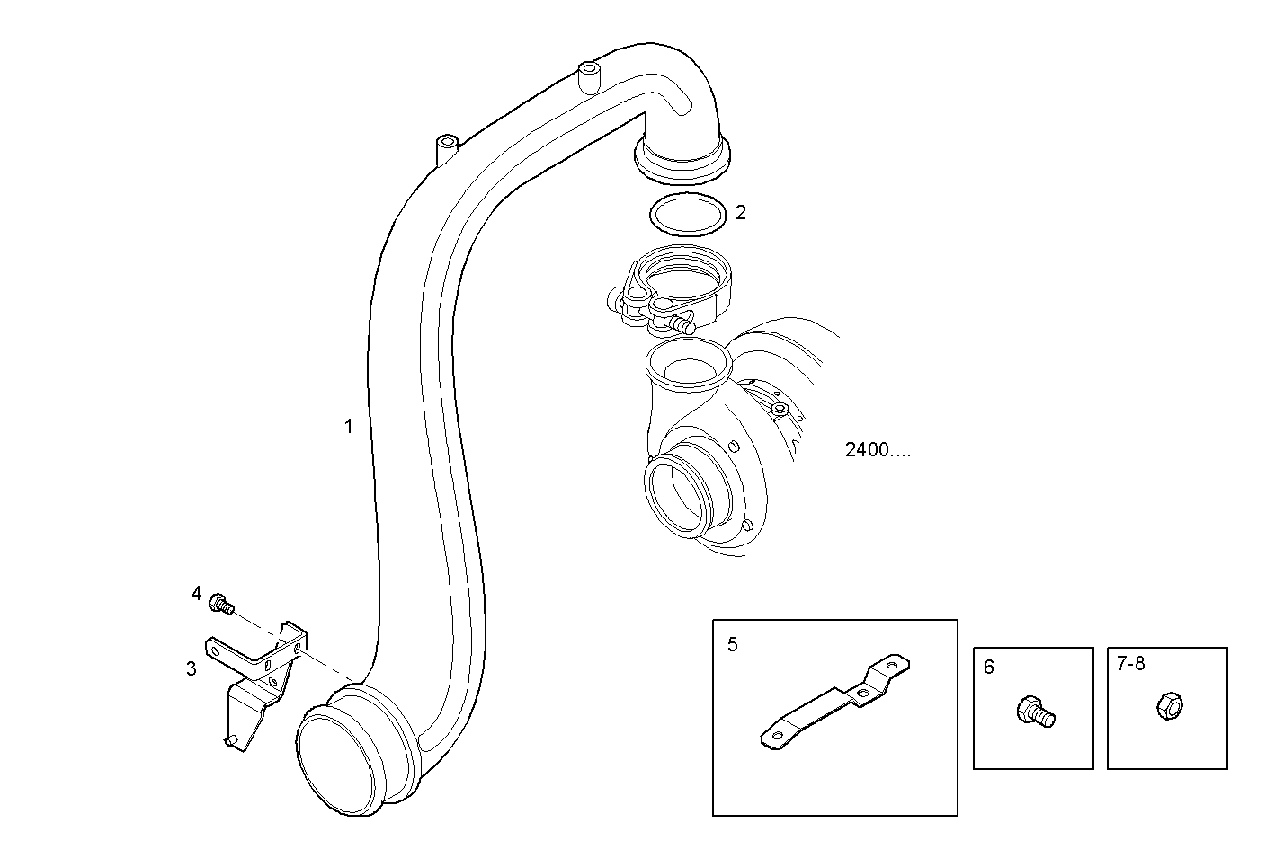 Iveco/FPT EXIT AIR PIPE