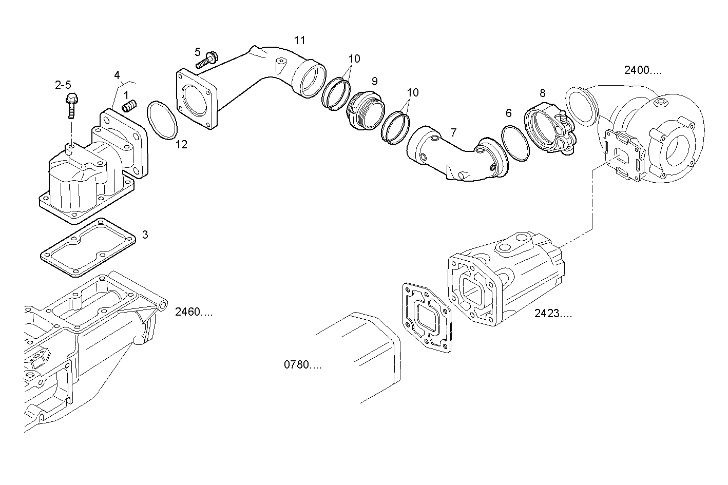 Iveco/FPT EXIT AIR PIPE