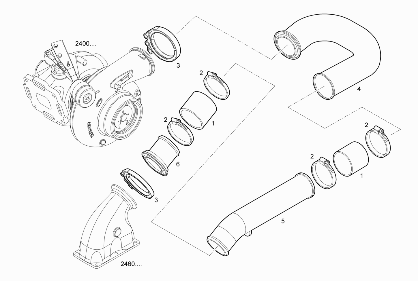 Iveco/FPT EXIT AIR PIPE