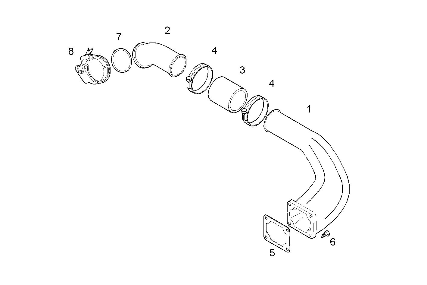 Iveco/FPT EXIT AIR PIPE