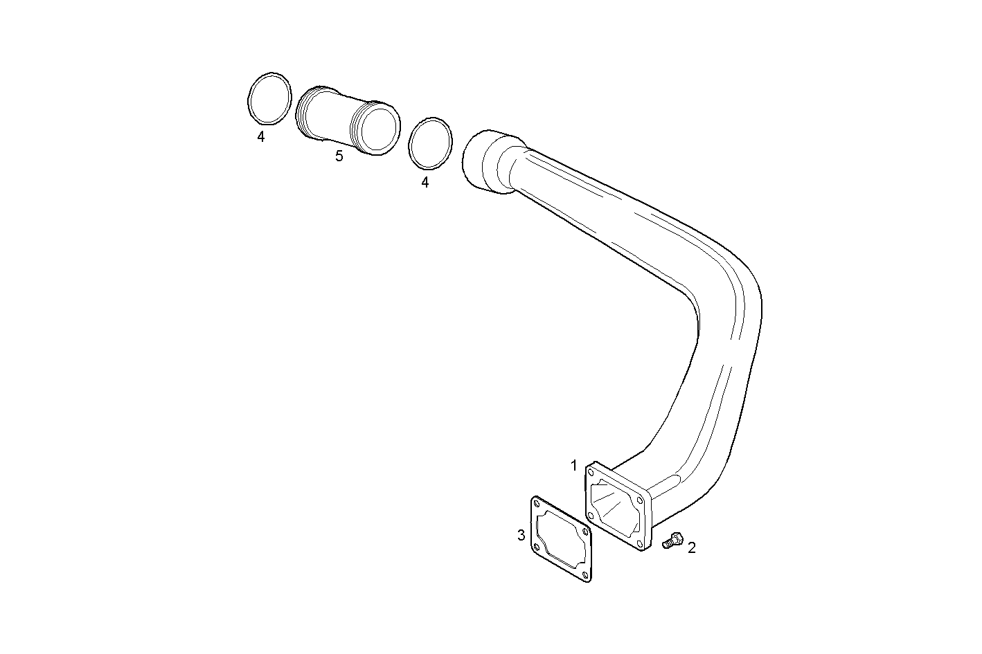 Iveco/FPT EXIT AIR PIPE