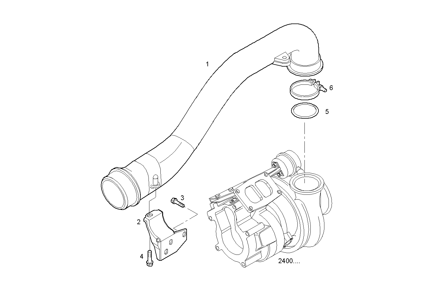 Iveco/FPT EXIT AIR PIPE