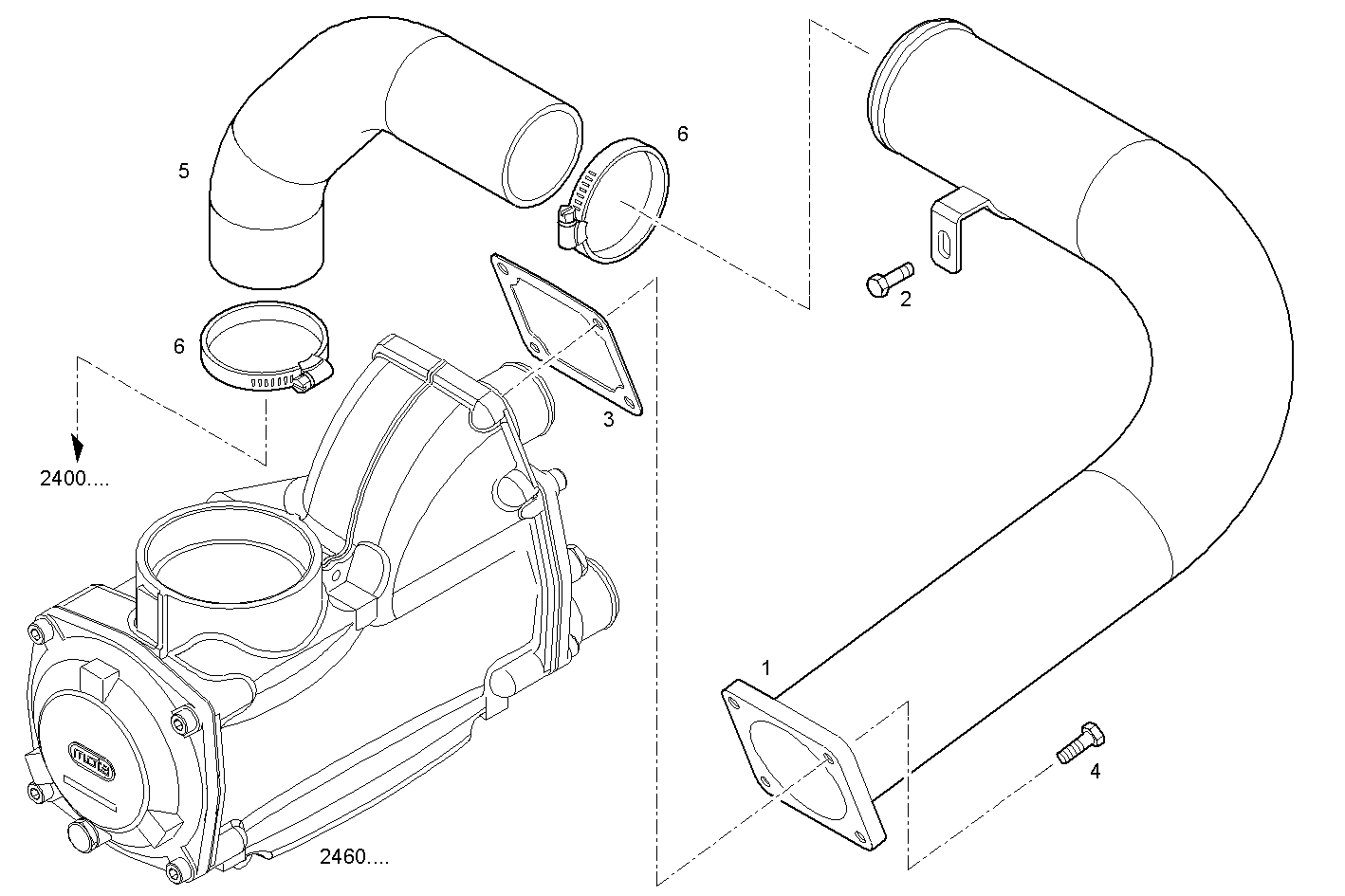 Iveco/FPT EXIT AIR PIPE