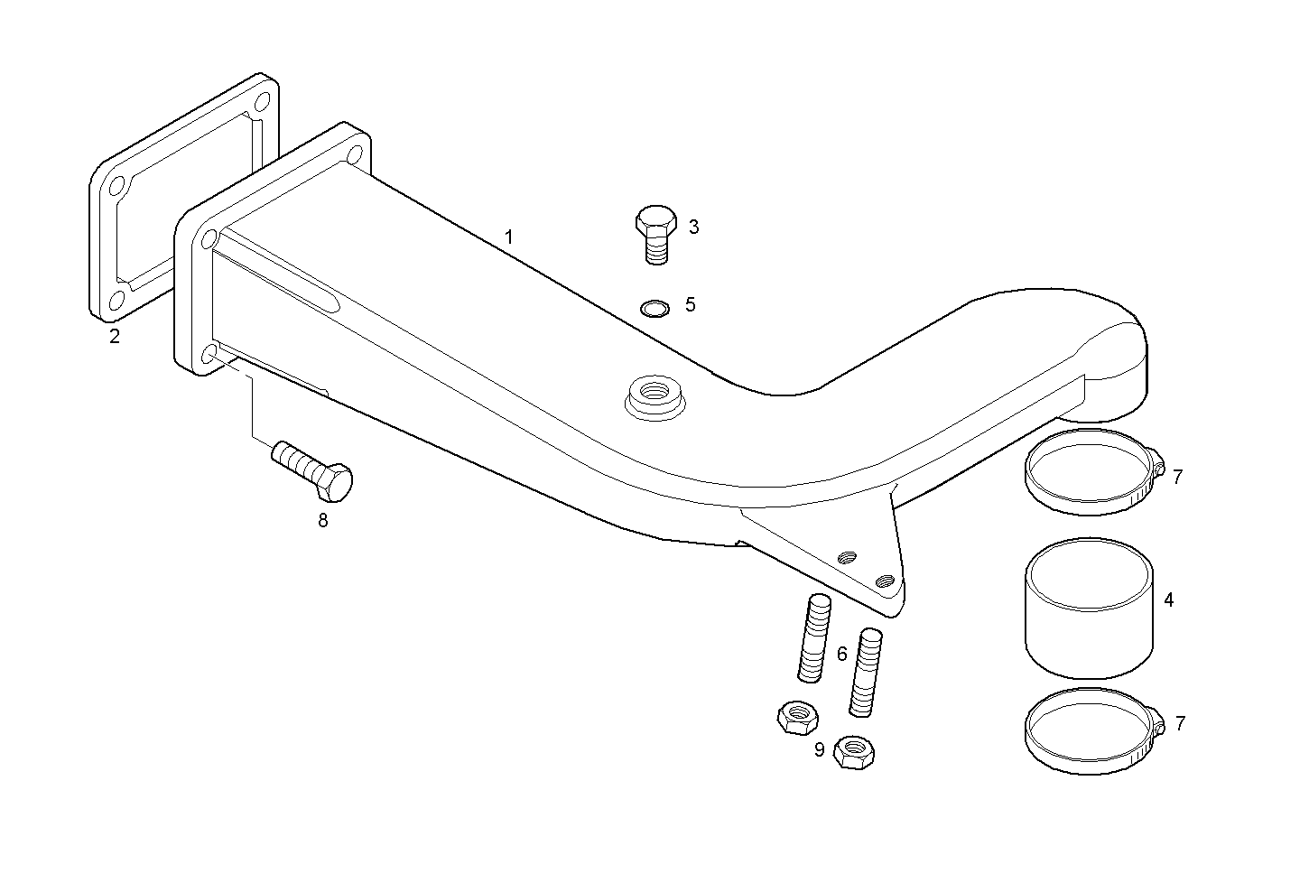 Iveco/FPT EXIT AIR PIPE