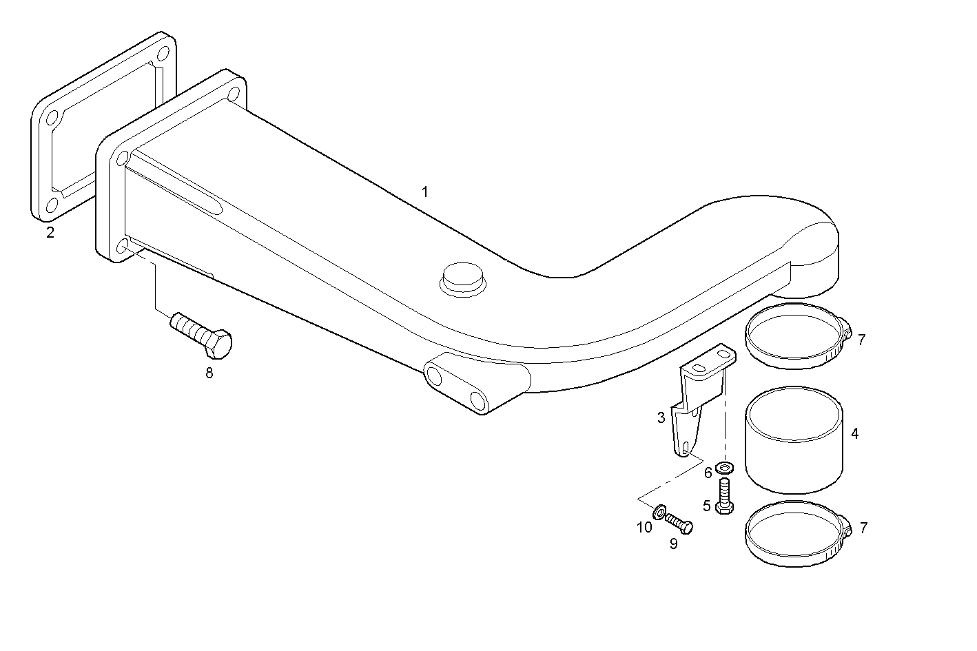 Iveco/FPT EXIT AIR PIPE