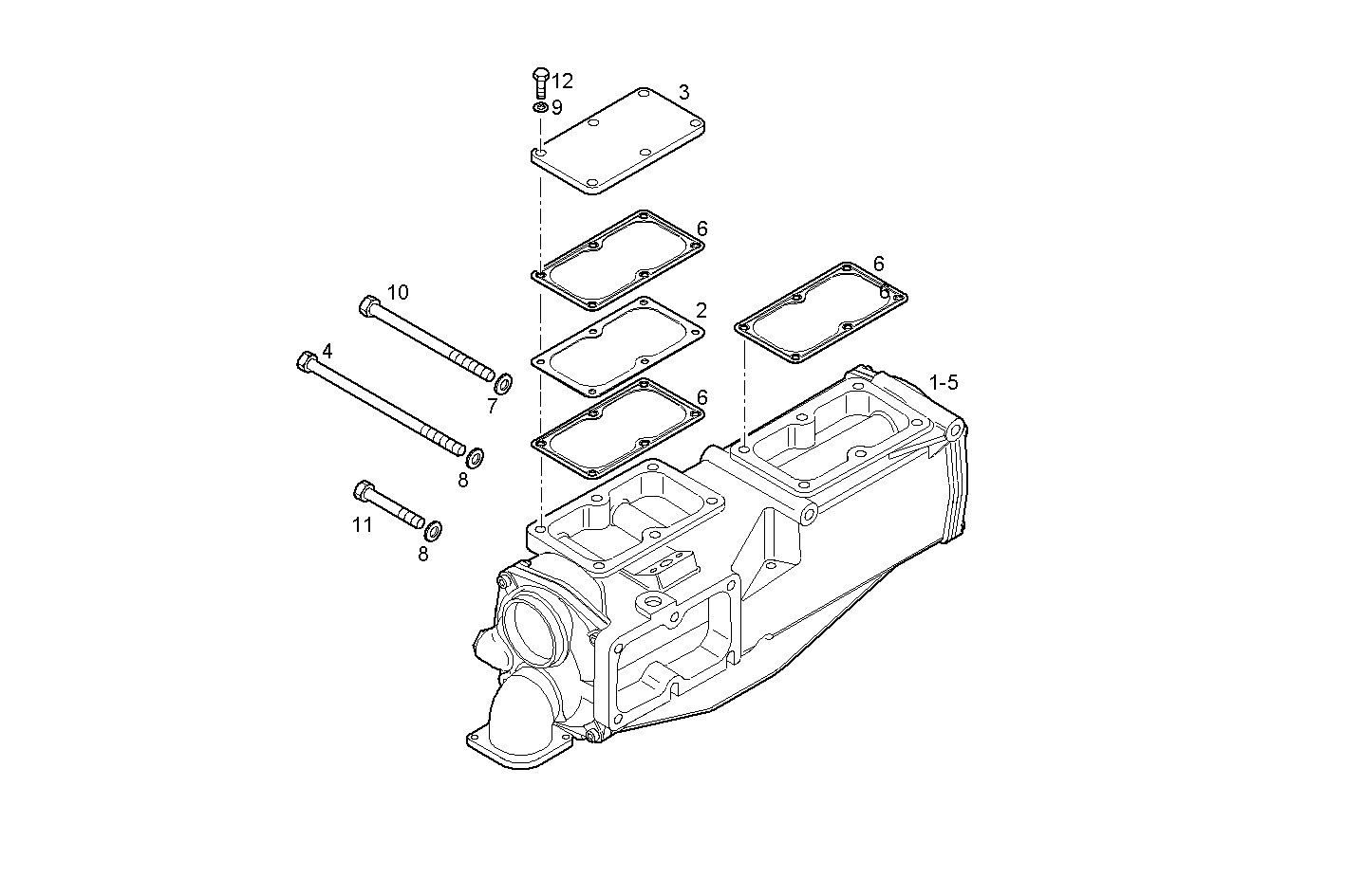 Iveco/FPT AIR - WATER HEAT EXCHANGER