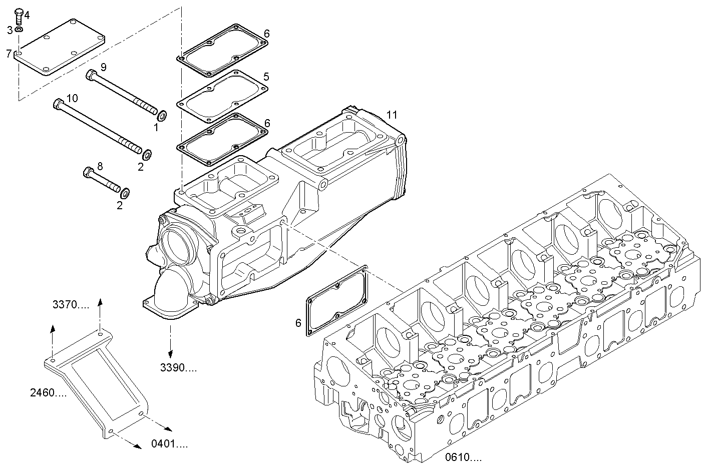 Iveco/FPT AIR - WATER HEAT EXCHANGER