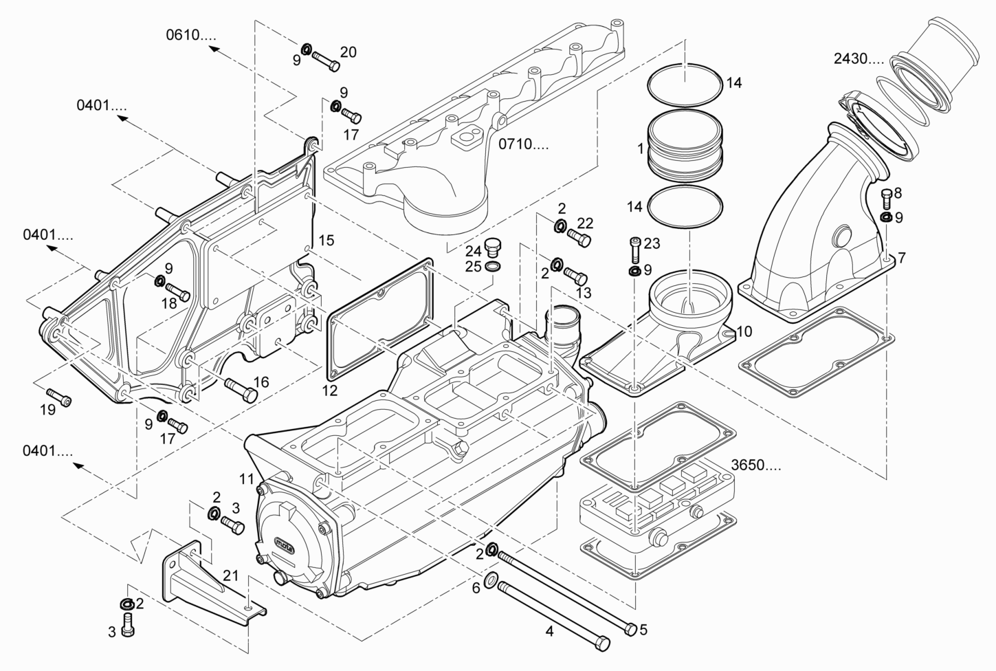 Iveco/FPT AIR - WATER HEAT EXCHANGER