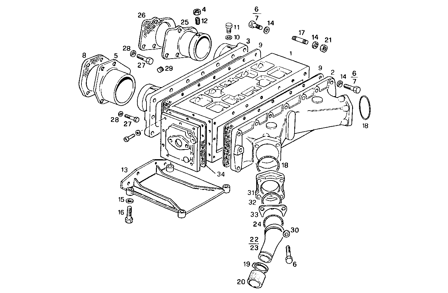 Iveco/FPT AIR - WATER HEAT EXCHANGER