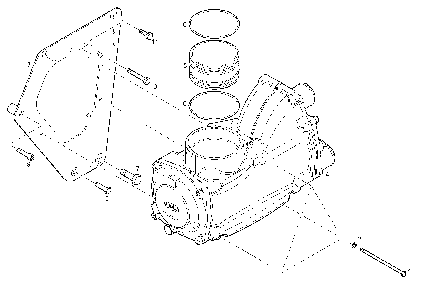 Iveco/FPT AIR - WATER HEAT EXCHANGER