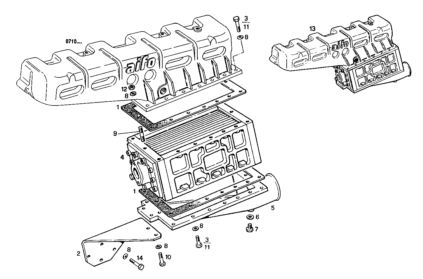 Iveco/FPT AIR - WATER HEAT EXCHANGER