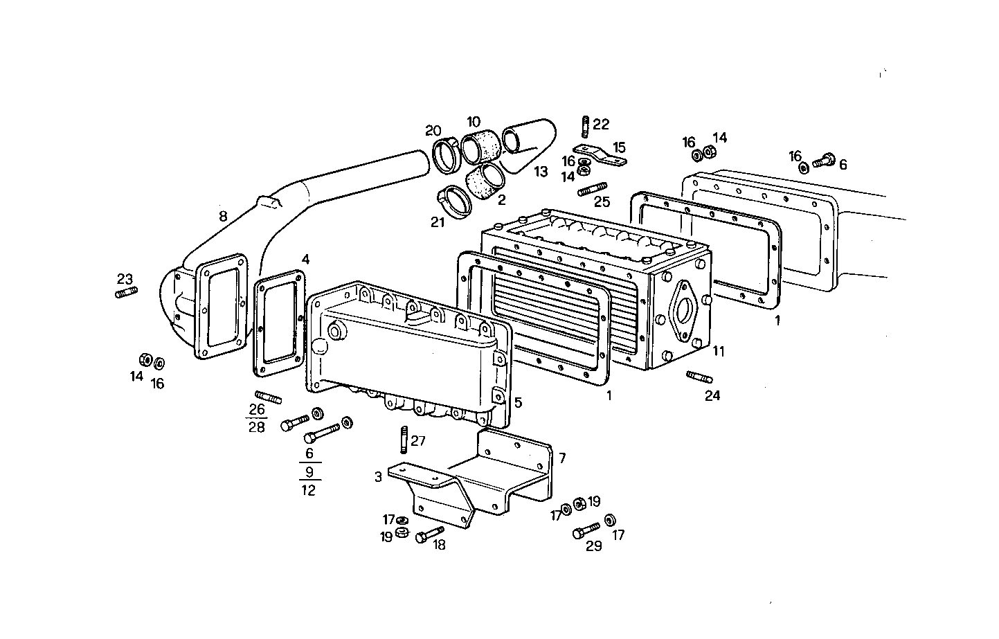 Iveco/FPT AIR - WATER HEAT EXCHANGER