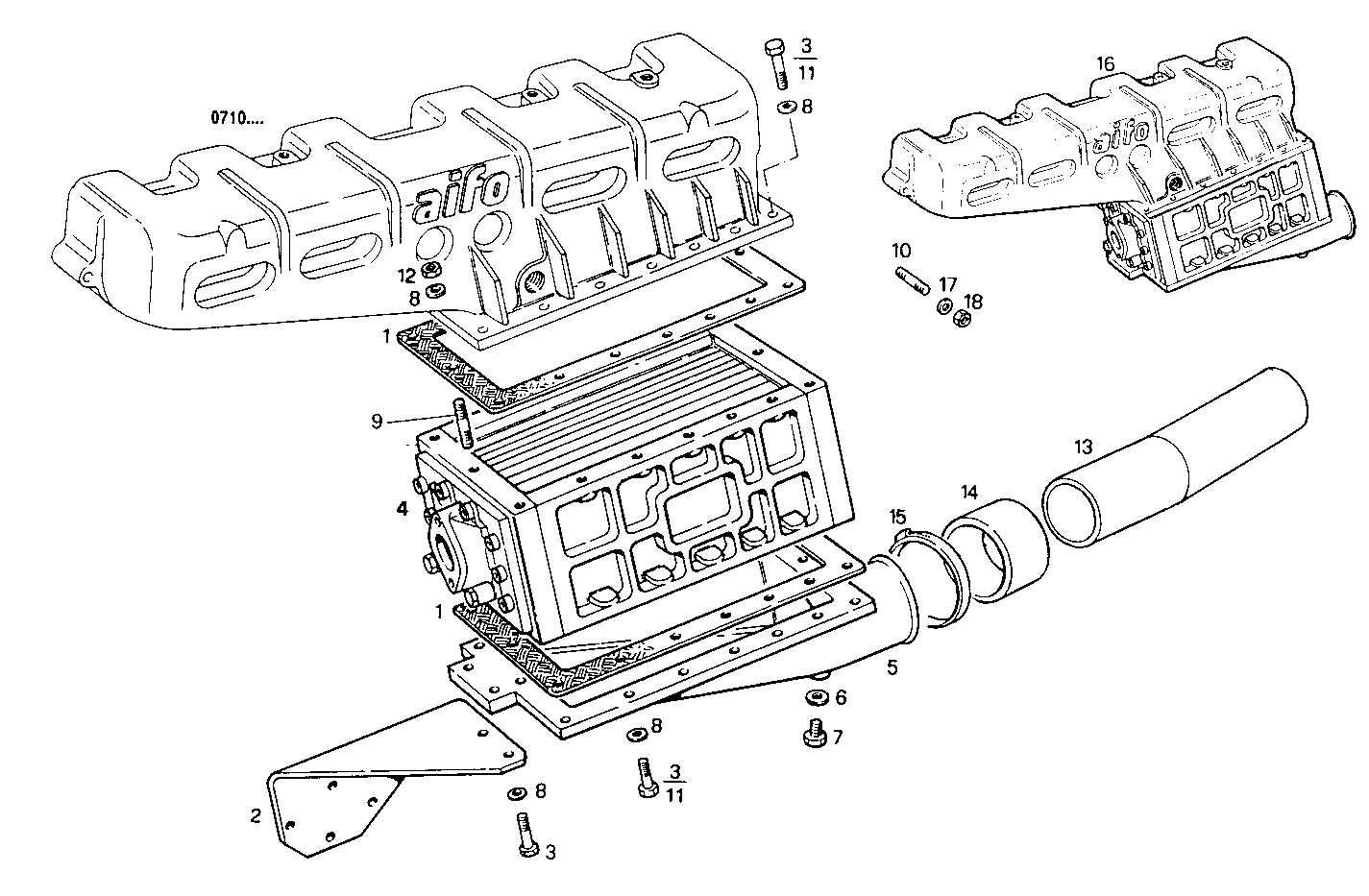 Iveco/FPT AIR - WATER HEAT EXCHANGER