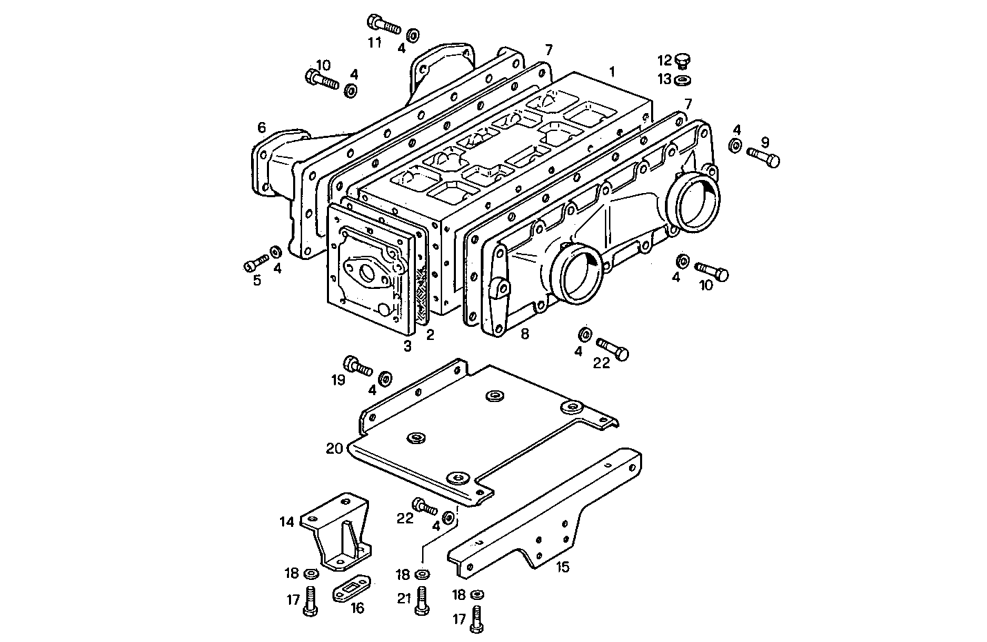 Iveco/FPT AIR - WATER HEAT EXCHANGER