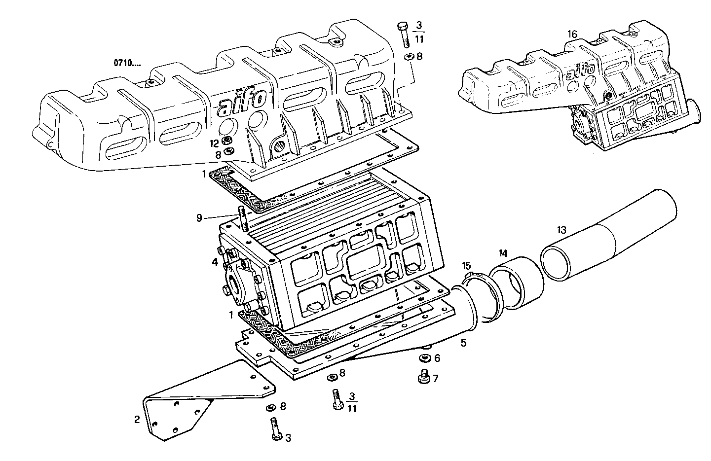 Iveco/FPT AIR - WATER HEAT EXCHANGER