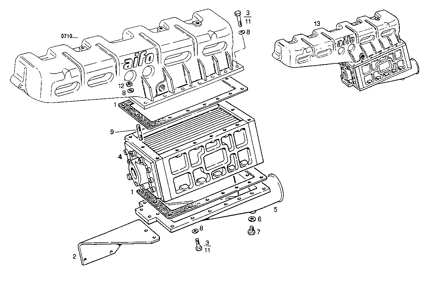 Iveco/FPT AIR - WATER HEAT EXCHANGER