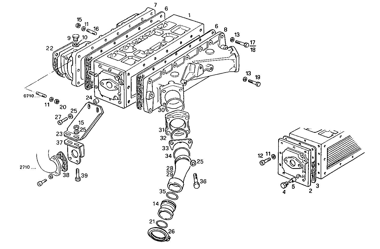 Iveco/FPT AIR - WATER HEAT EXCHANGER