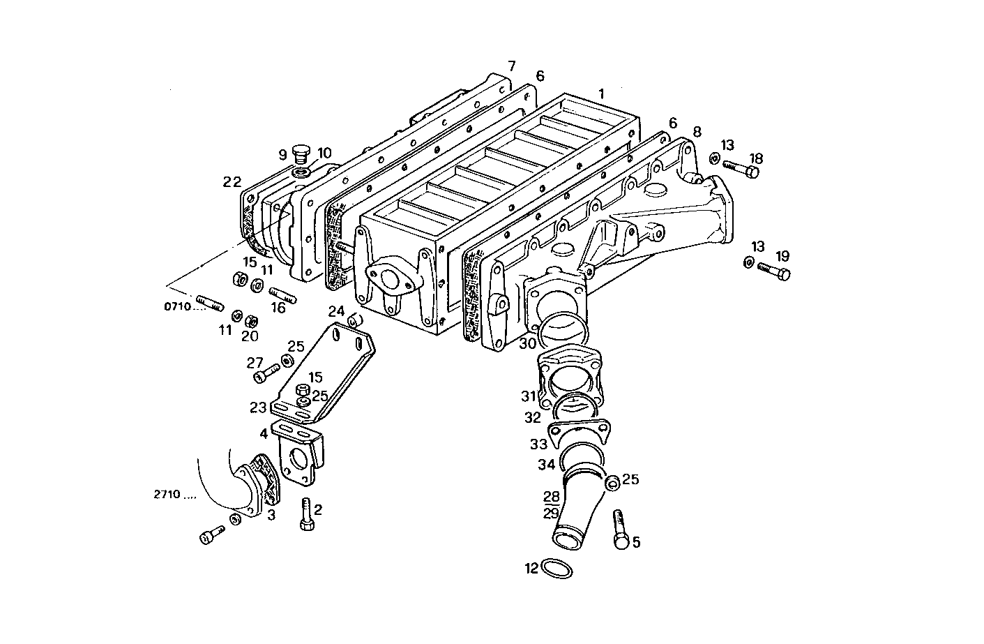 Iveco/FPT AIR - WATER HEAT EXCHANGER