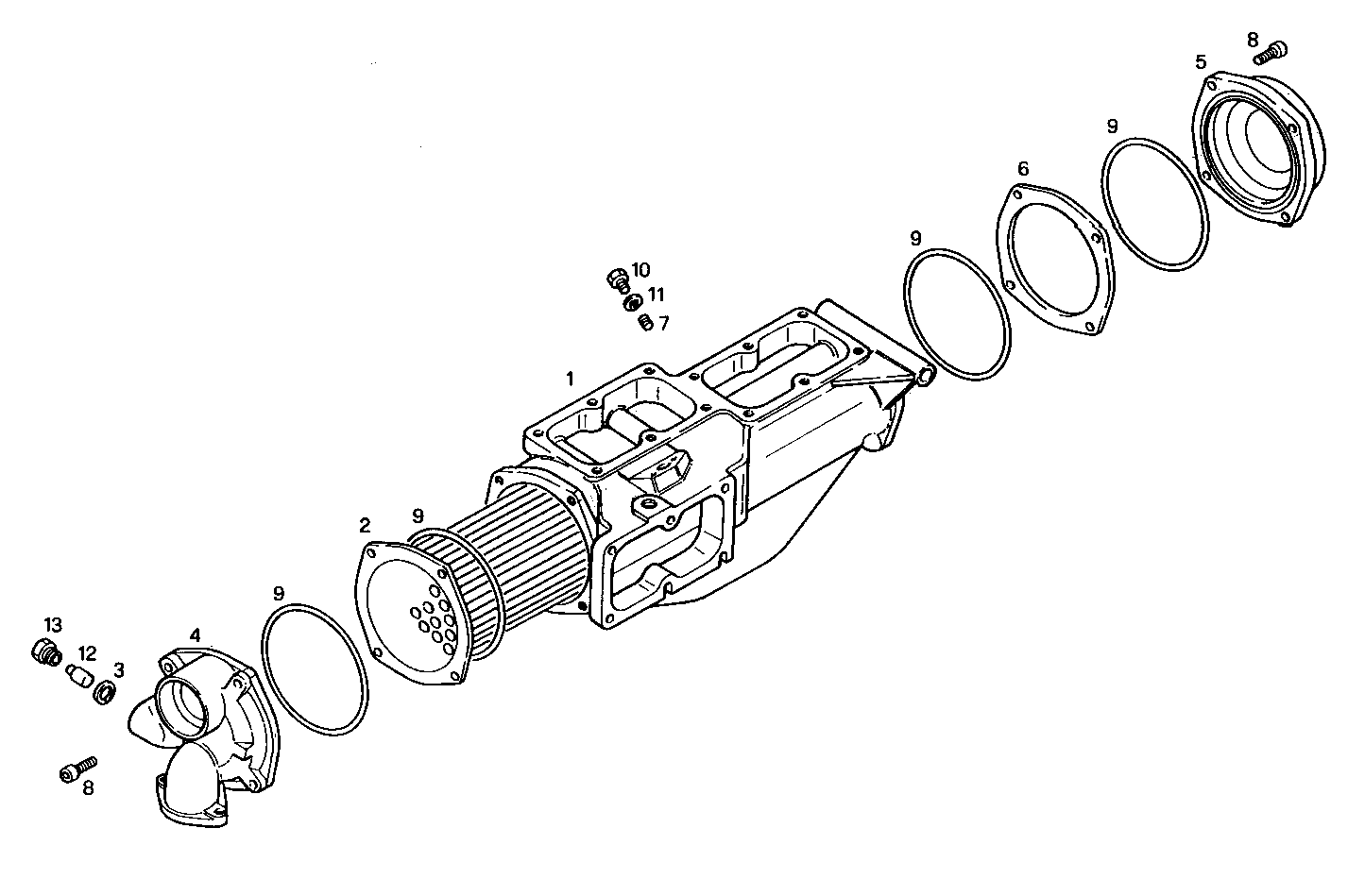 Iveco/FPT AIR - WATER HEAT EXCHANGER